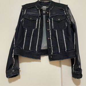 ELLIE TAHARI Jacket Dark Navy Size Large